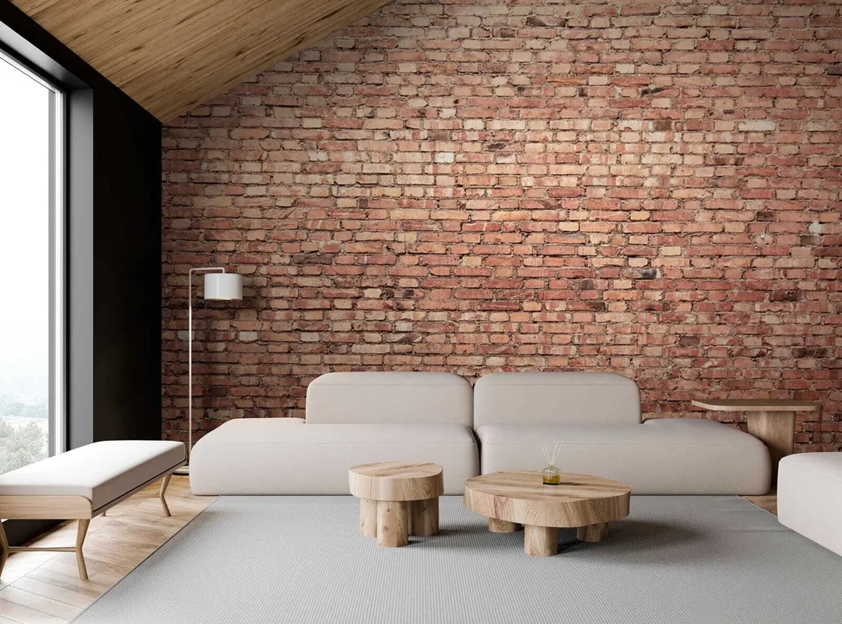 Fototapeedid Pruun telliskivi tapeet u53032