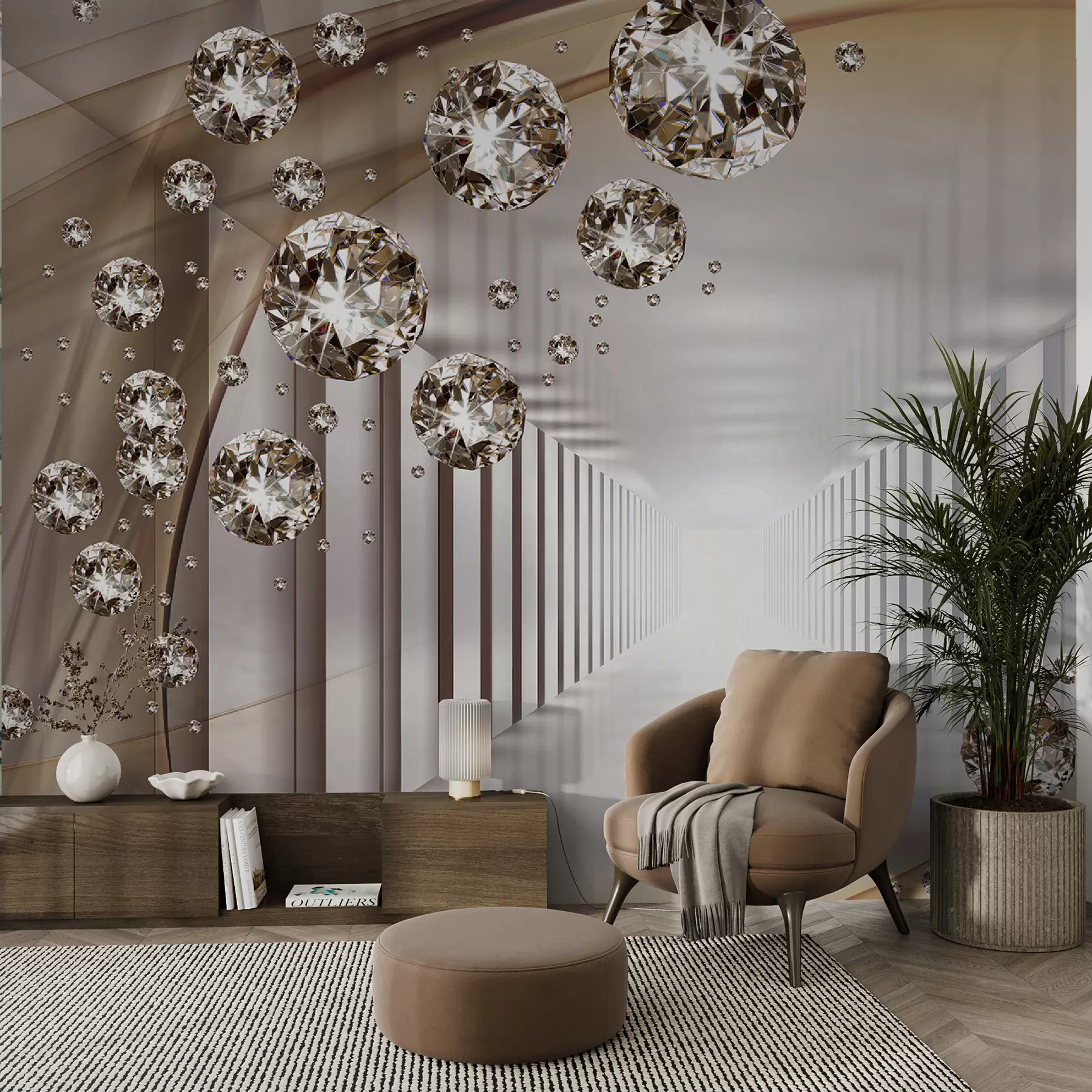 Fototapeedid Valgus, sisekujundus ja kaunistamine u79958