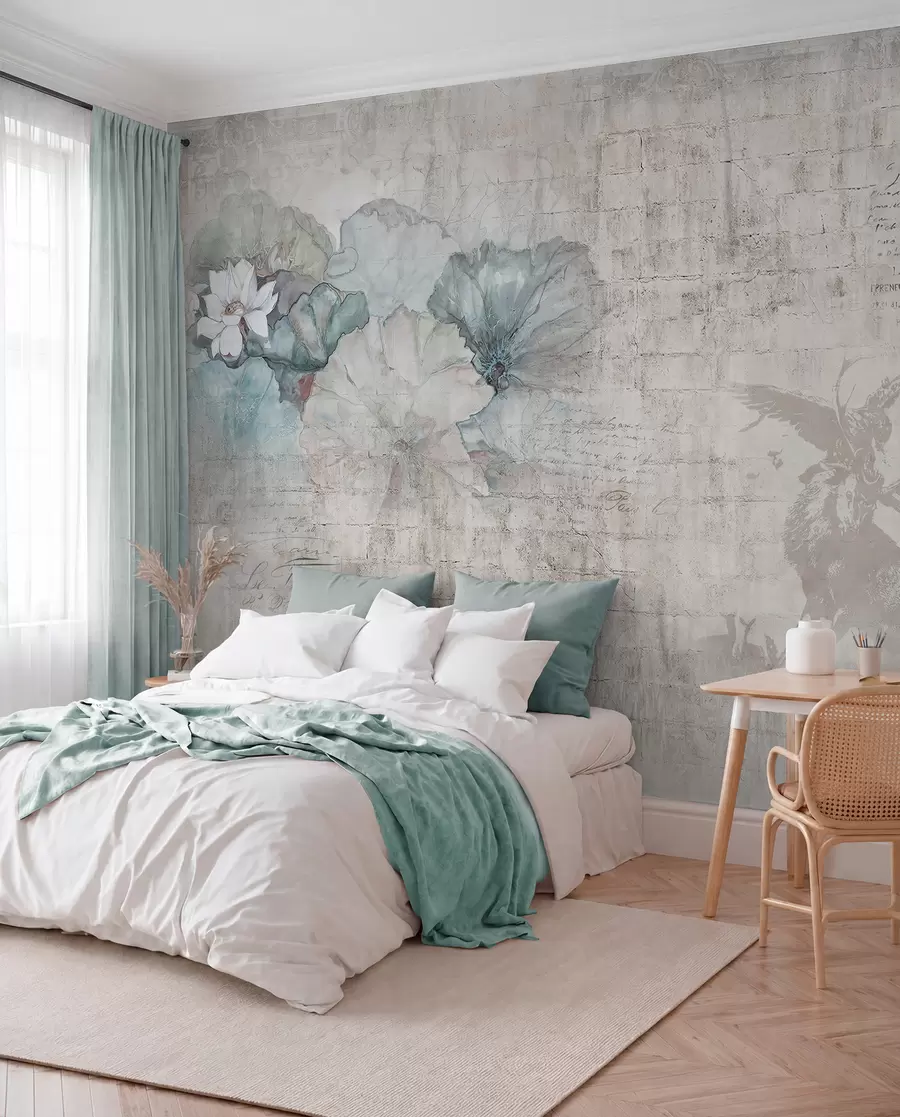 Fototapeedid Lilled ja jaht grunge stiilis u04724