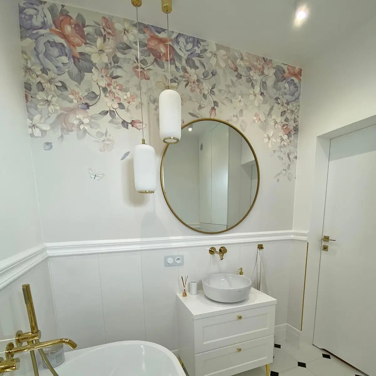 Fototapeedid Õrn lillemuster u14755