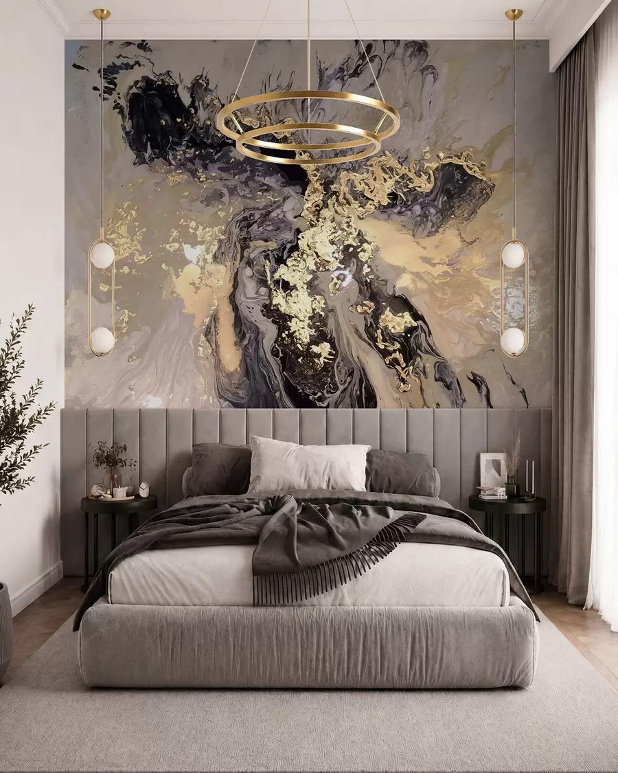 Fototapeedid Tint ja kuldsed sooned u16941