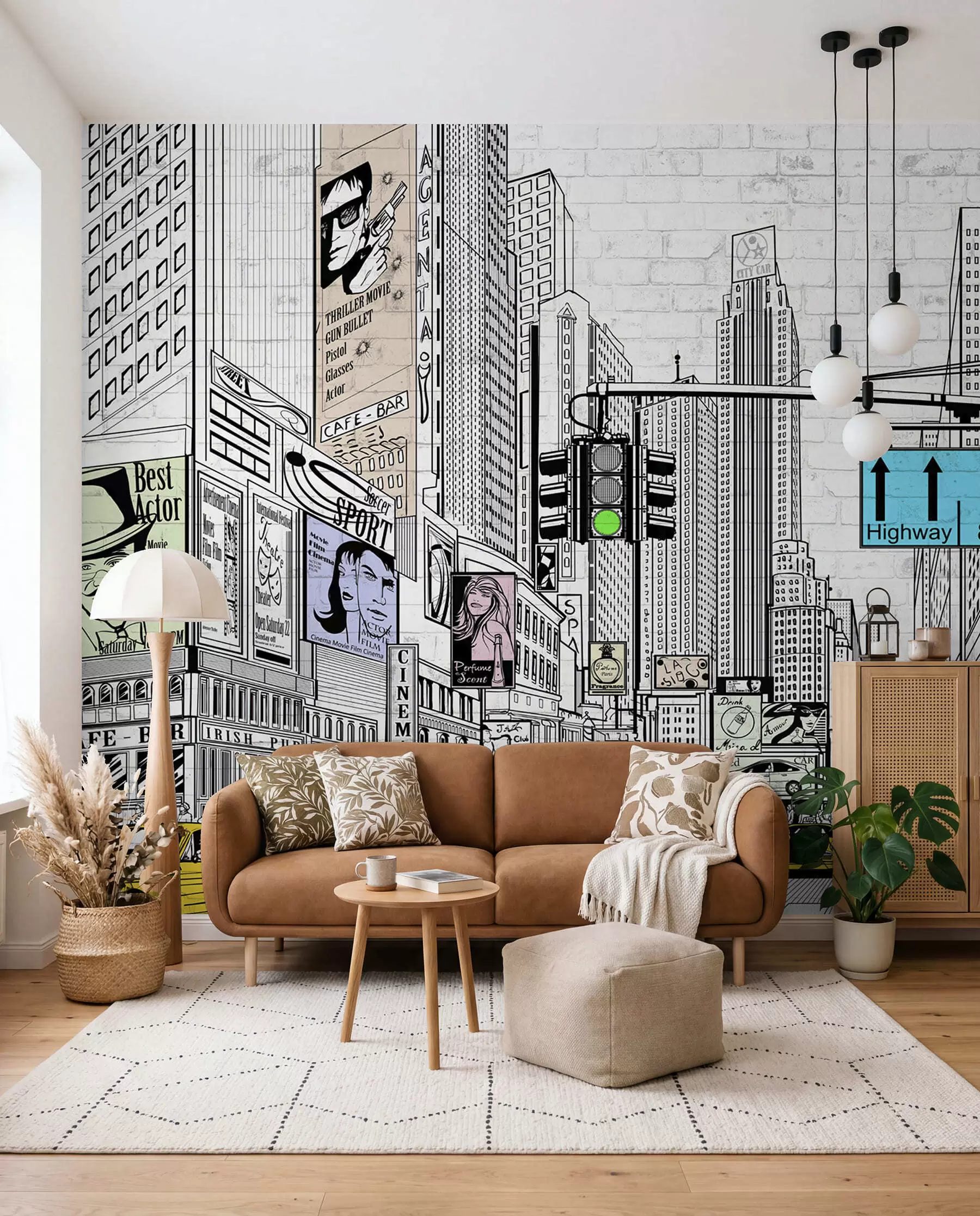 Fototapeedid Megapolis koomiksistiilis u21095
