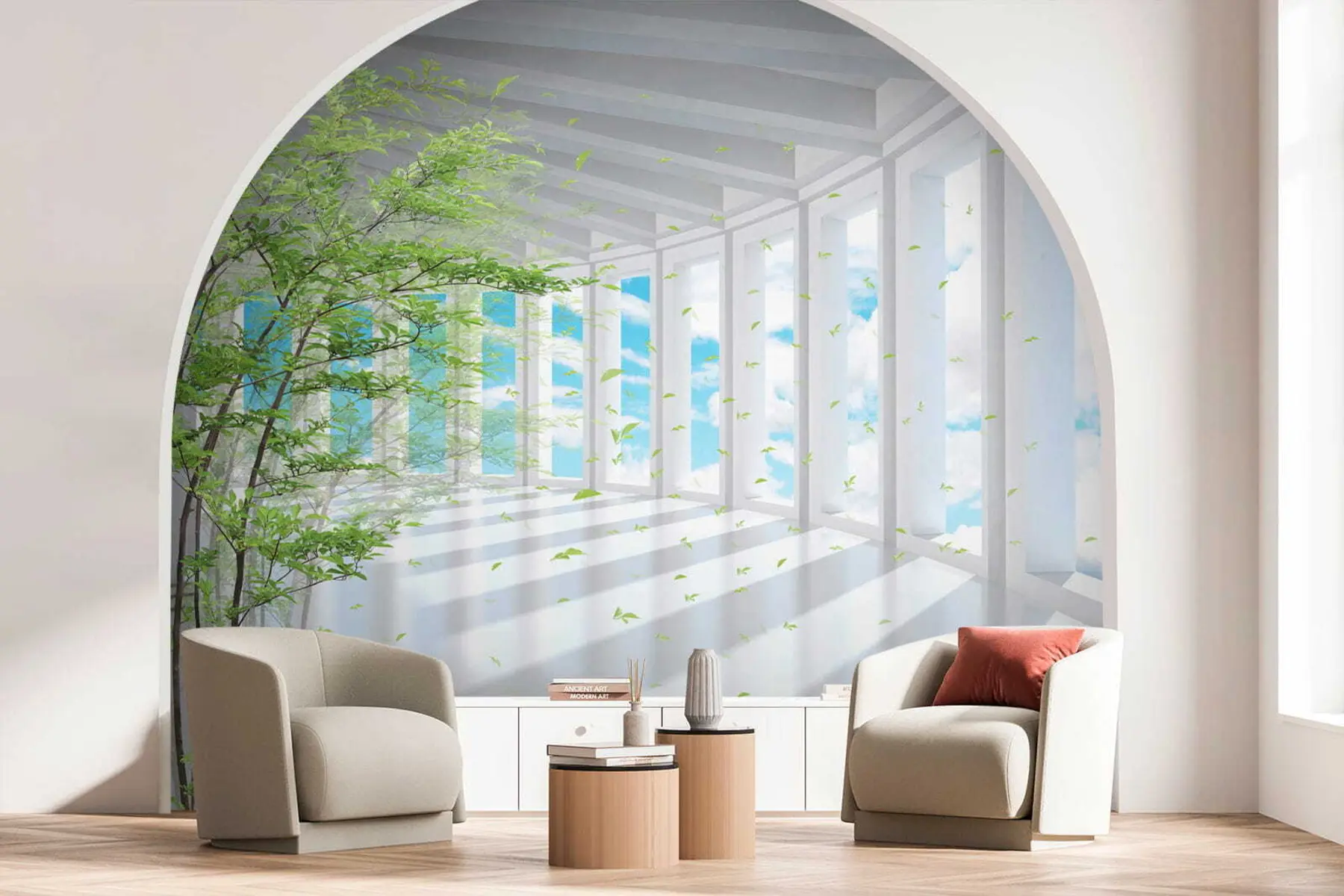 Fototapeedid Pilvevaatega tunnel u29922