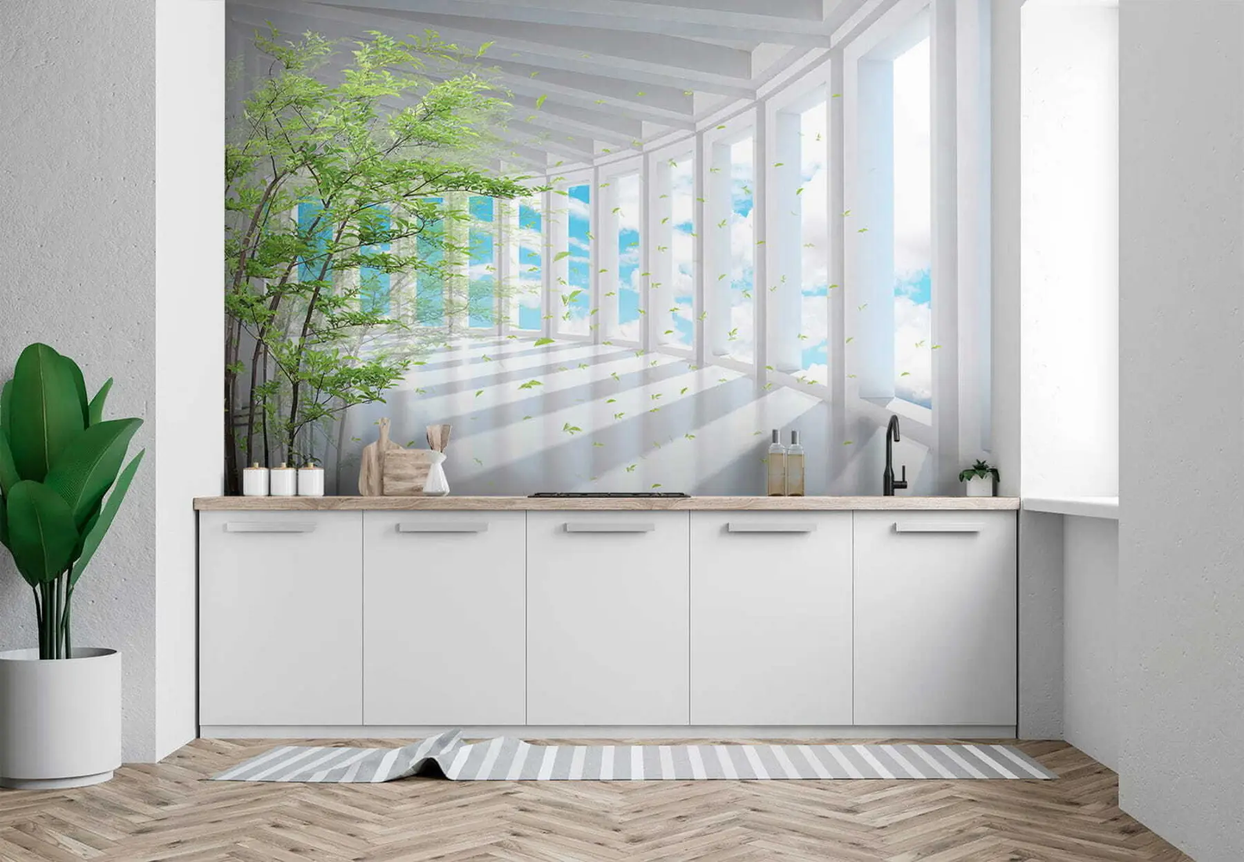 Fototapeedid Pilvevaatega tunnel u29922