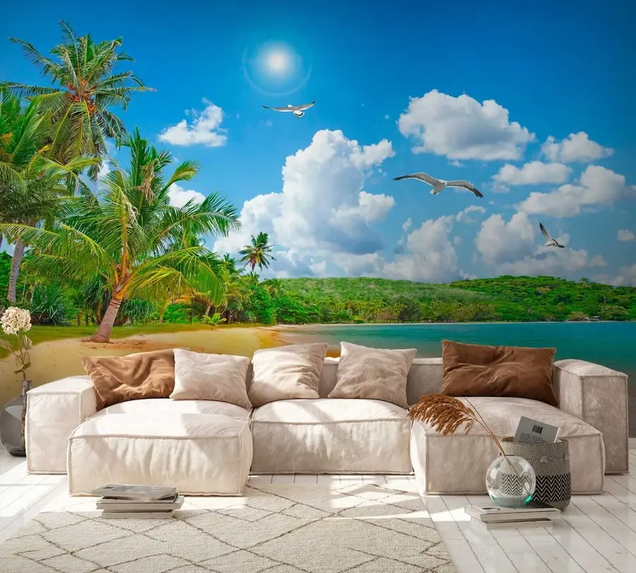 Fototapeedid Palmid kaldal u31410