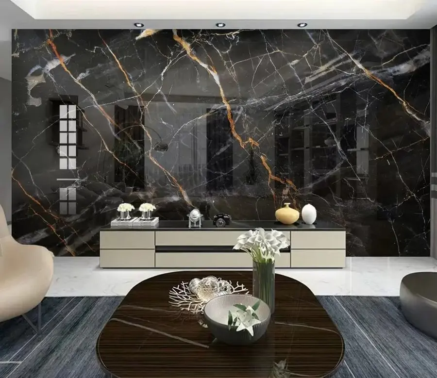 Fototapeedid Must klassikaline marmor u37463