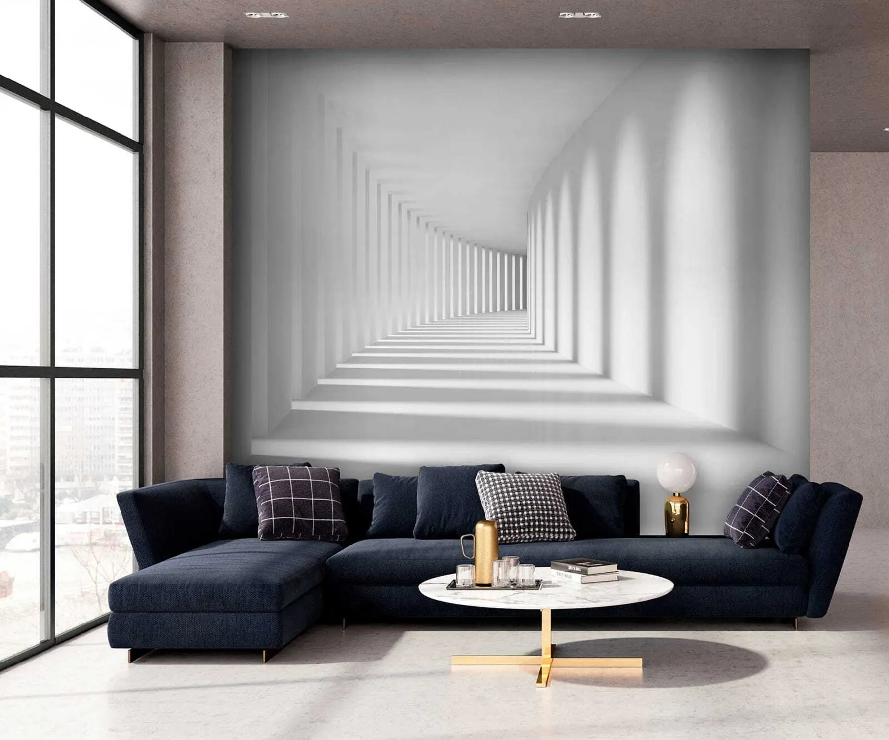 Fototapeedid Varjud tunnelis u55301