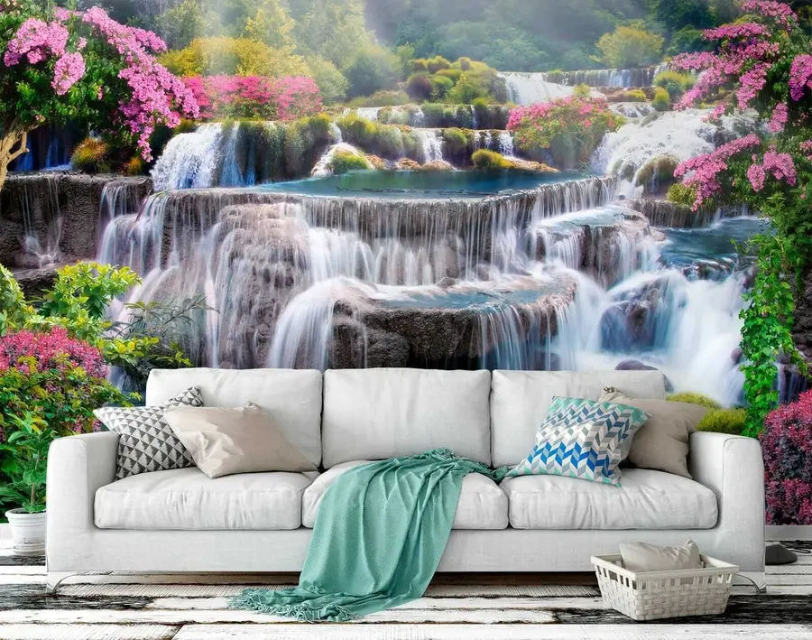 Fototapeedid Kosk ja õitsvad puud u60065