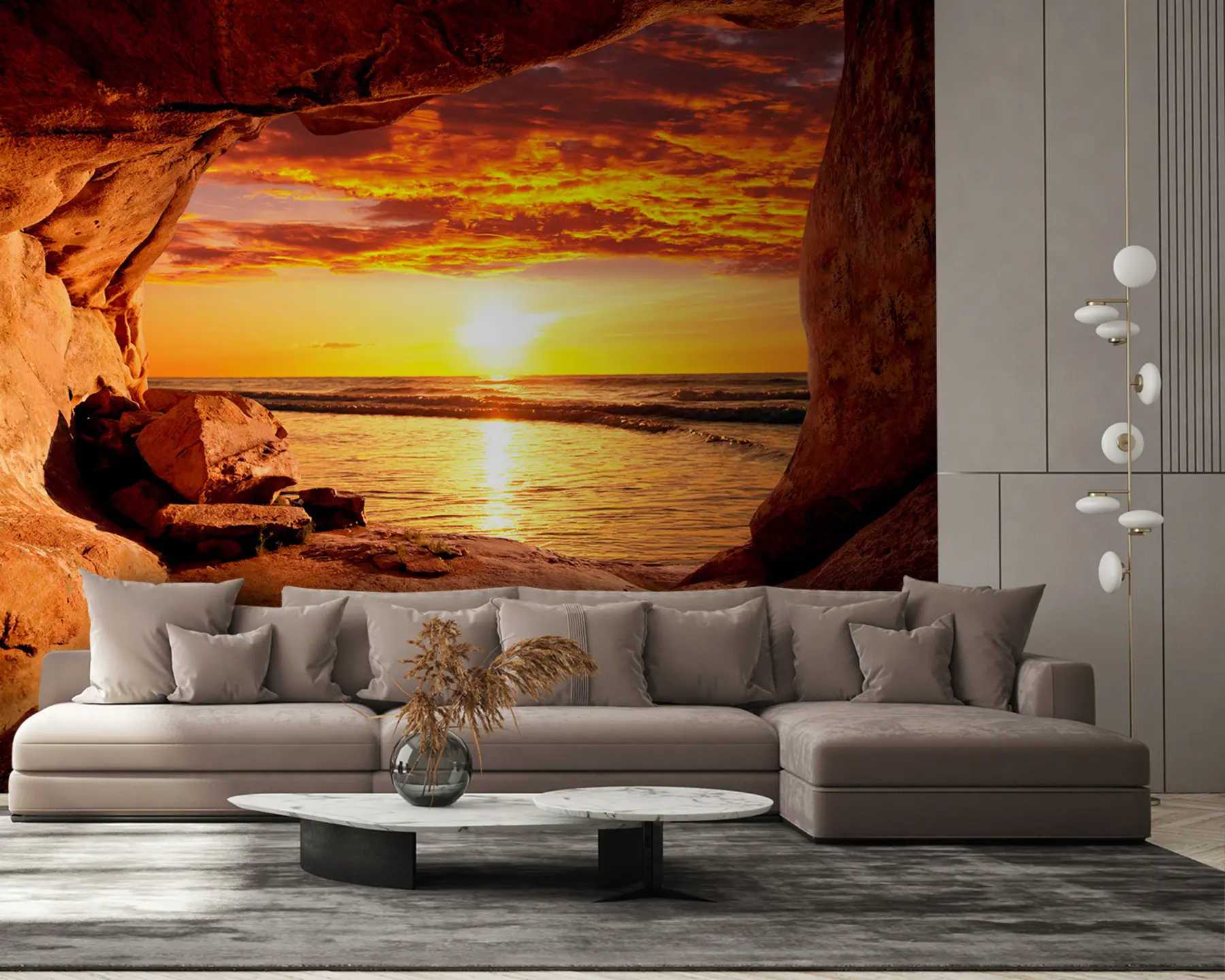 Fototapeedid Päikeseloojang kaljudes u60242