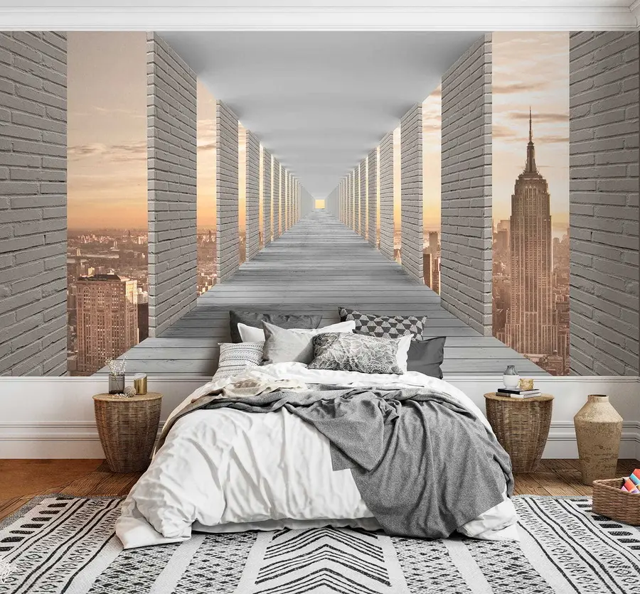 Fototapeedid Tunnel vaatega New Yorgile u59788