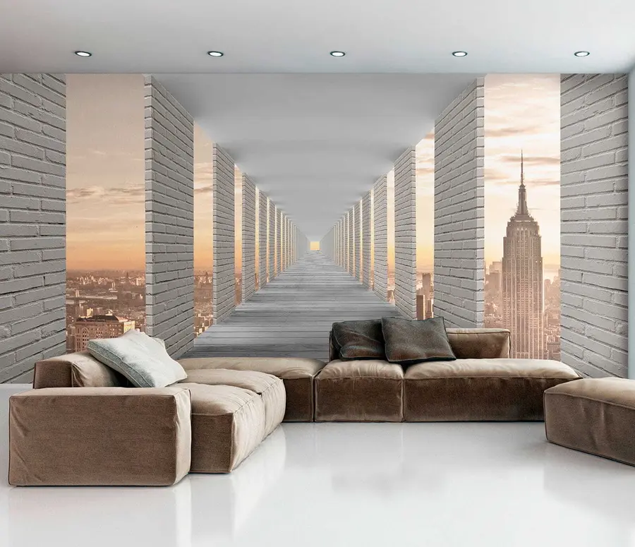 Fototapeedid Tunnel vaatega New Yorgile u59788