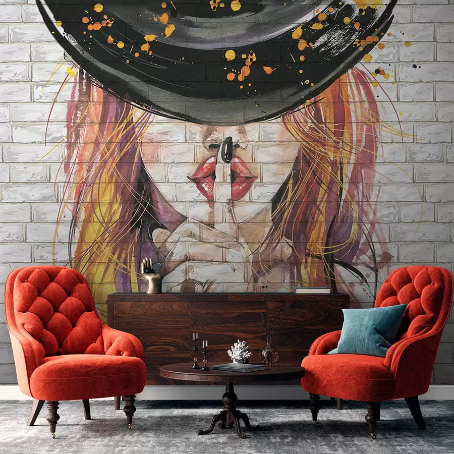 Fototapeedid Akvarellidega tüdruk u67648