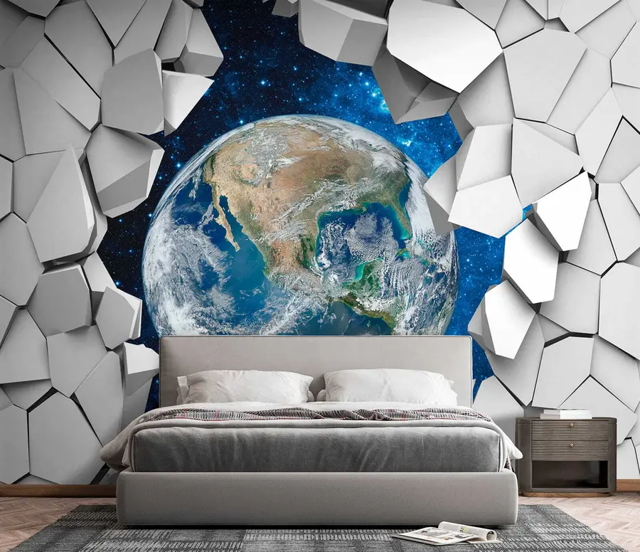 Fototapeedid 3D sein ja planeet u77808