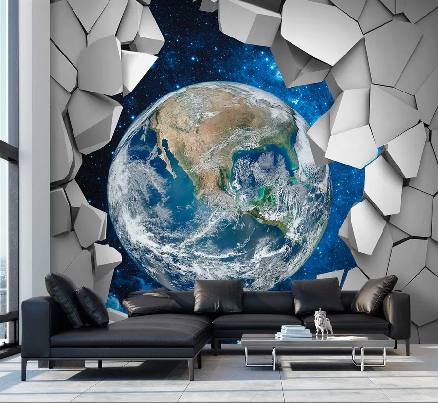 Fototapeedid 3D sein ja planeet u77808