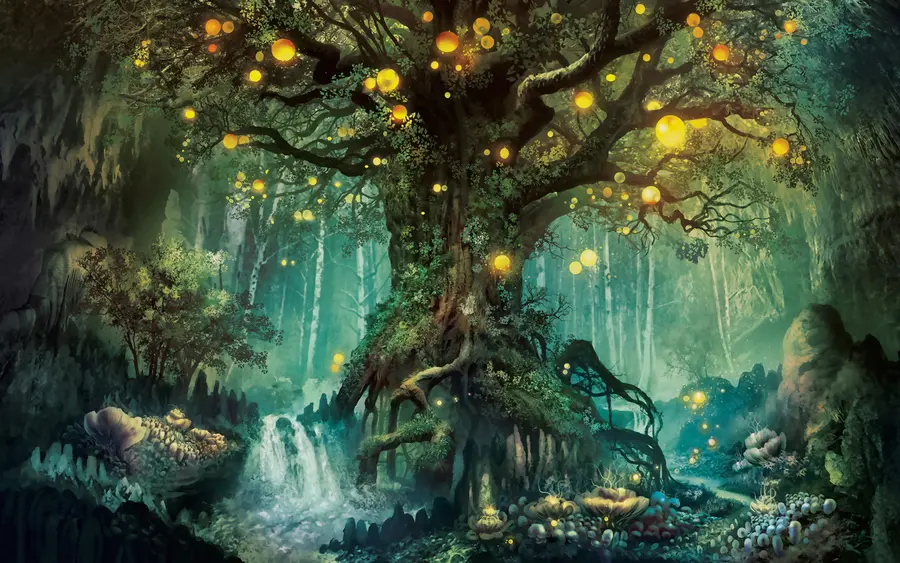 Fototapeedid Puu sära u79589