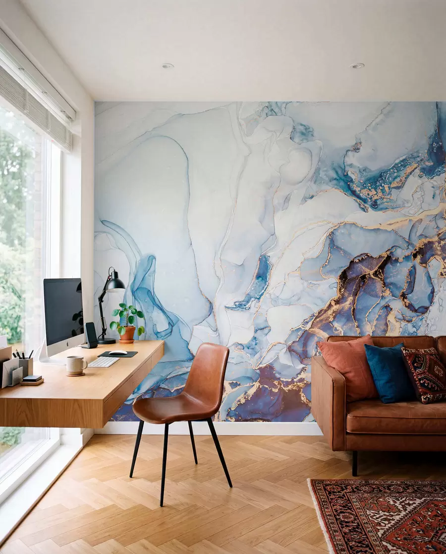 Fototapeedid Sinine marmor vasega u70767