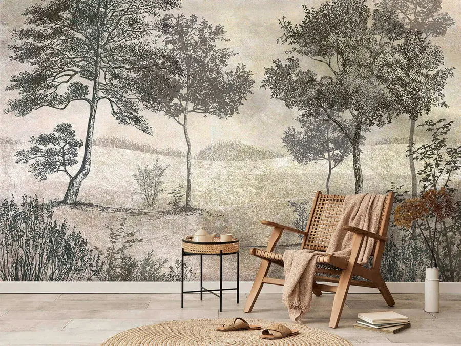 Fototapeedid Vintage puud u80030