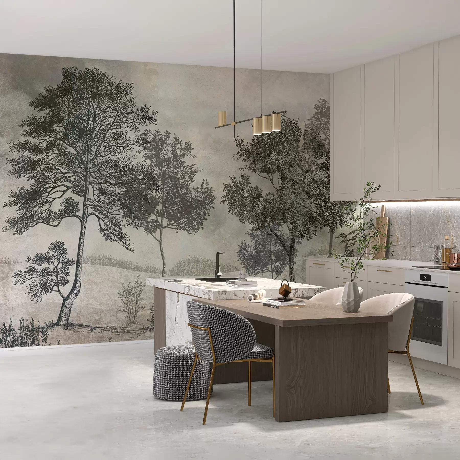 Fototapeedid Vintage puud u80030