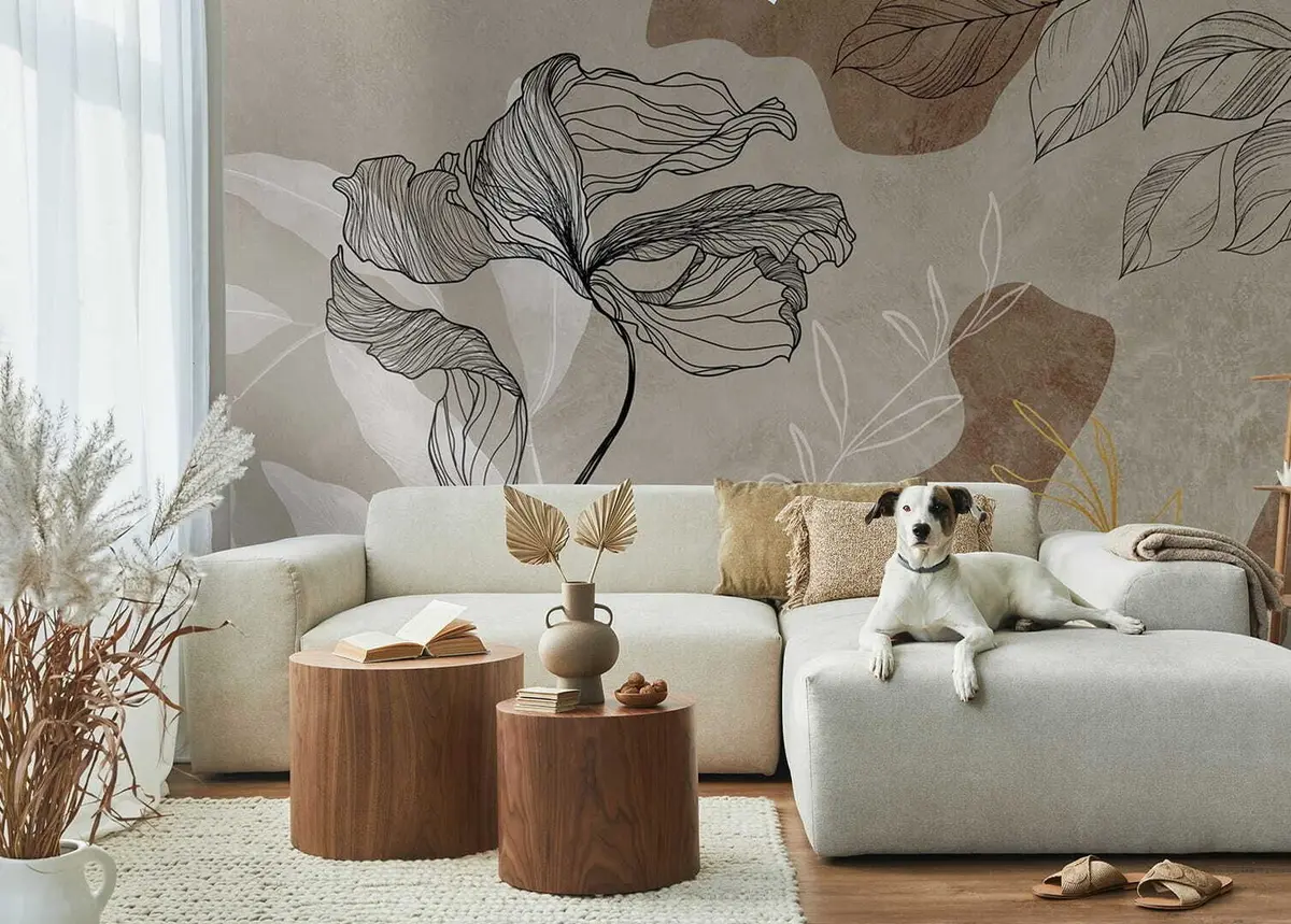 Fototapeedid Boho stiilis taimed u71303