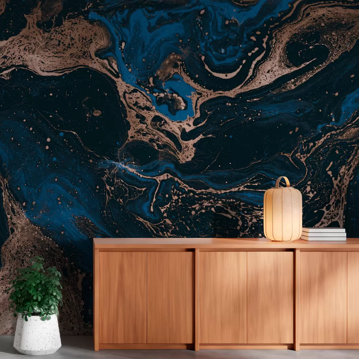 Fototapeedid Sinised vedelikud, marmori efekt u71439