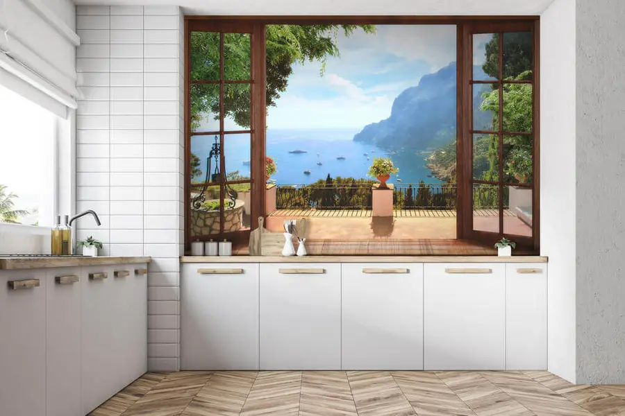 Fototapeedid Vesi, taevas ja pilv u18229