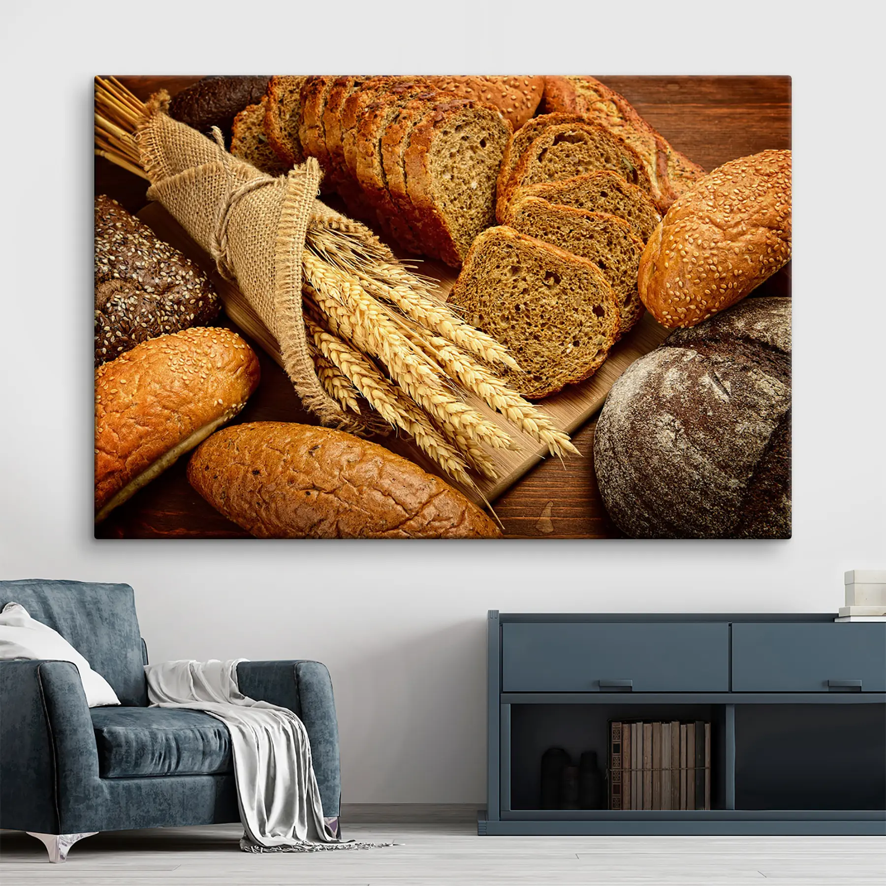 Pilt Värskelt küpsetatud leivad ja teraviljad s37047