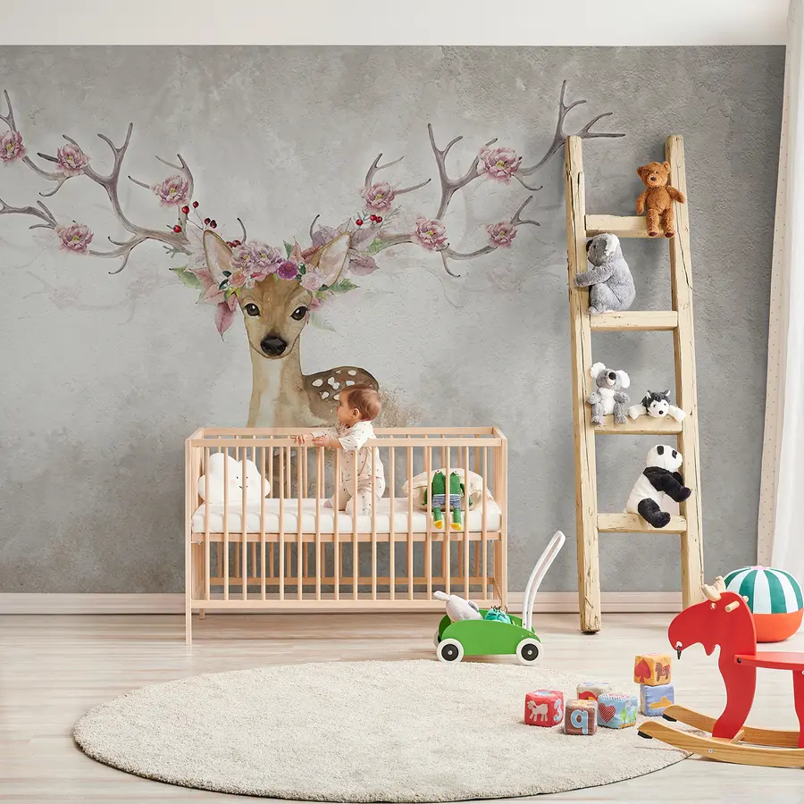 Fototapeedid Hirved lilledega sarves u04671d2