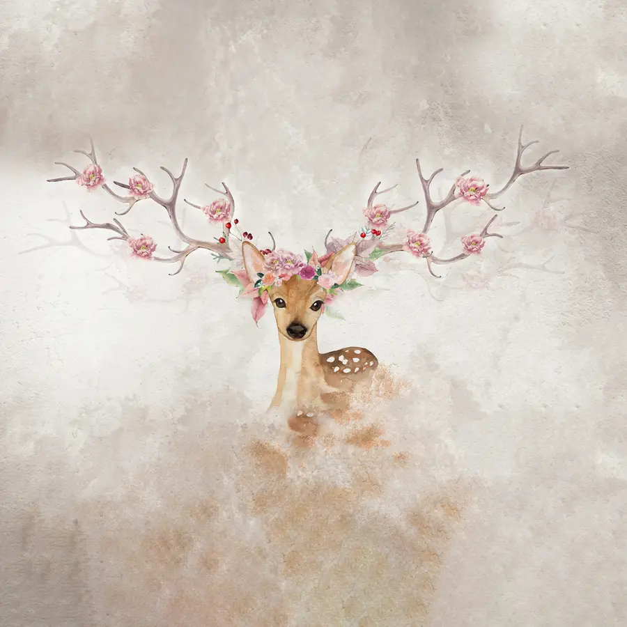 Fototapeedid Hirved lilledega sarves u04671d1