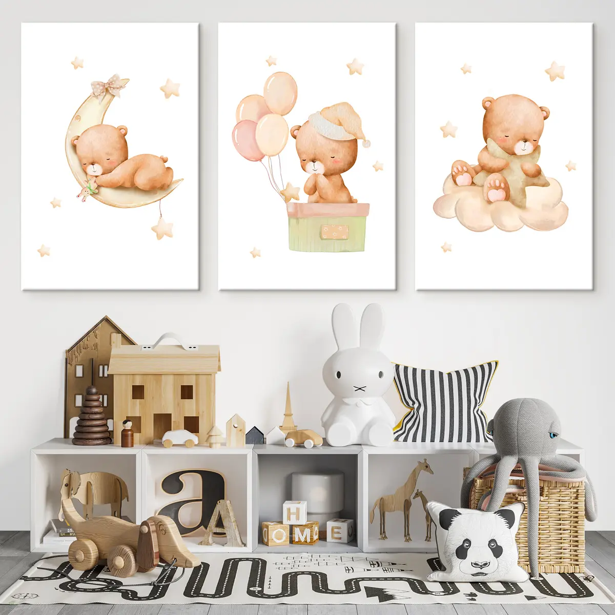 Pilt Teddy karud naudivad oma unenäolisi hetki m00296