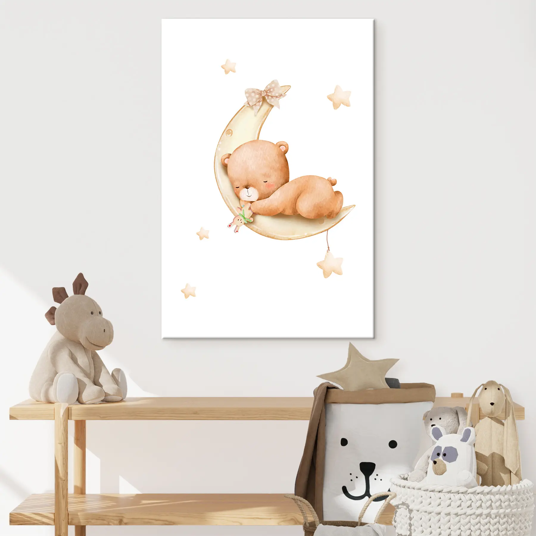 Fototapeedid Uimane karu poolkuu peal s37917