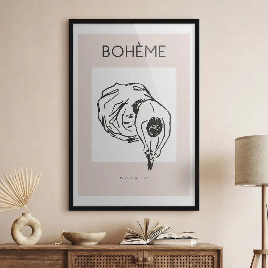 Fototapeedid Elegantne liikumine graatsilises siluetis f37935