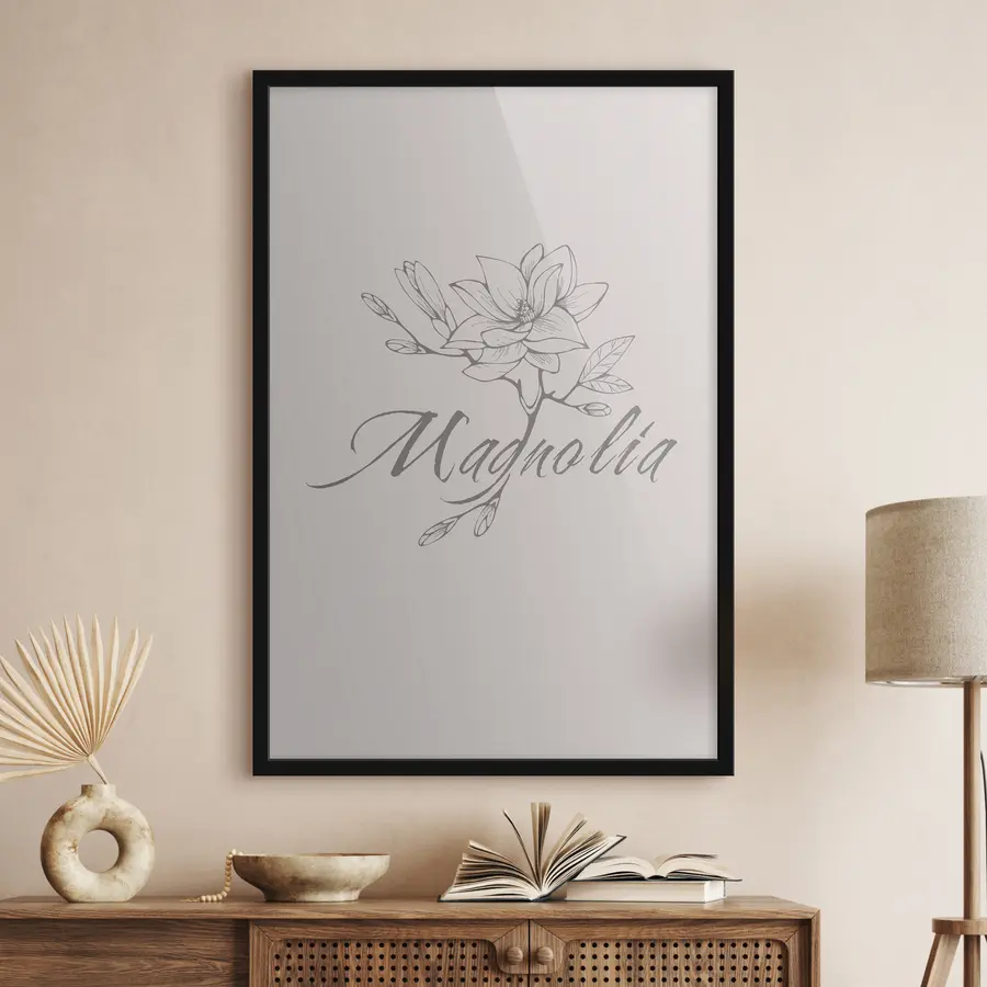 Fototapeedid Elegantne magnoolia pehmetes toonides f38007