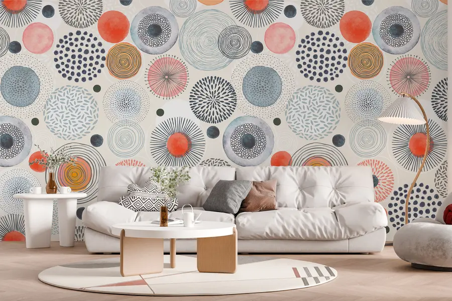 Fototapeedid Abstraktsed ringid w00043