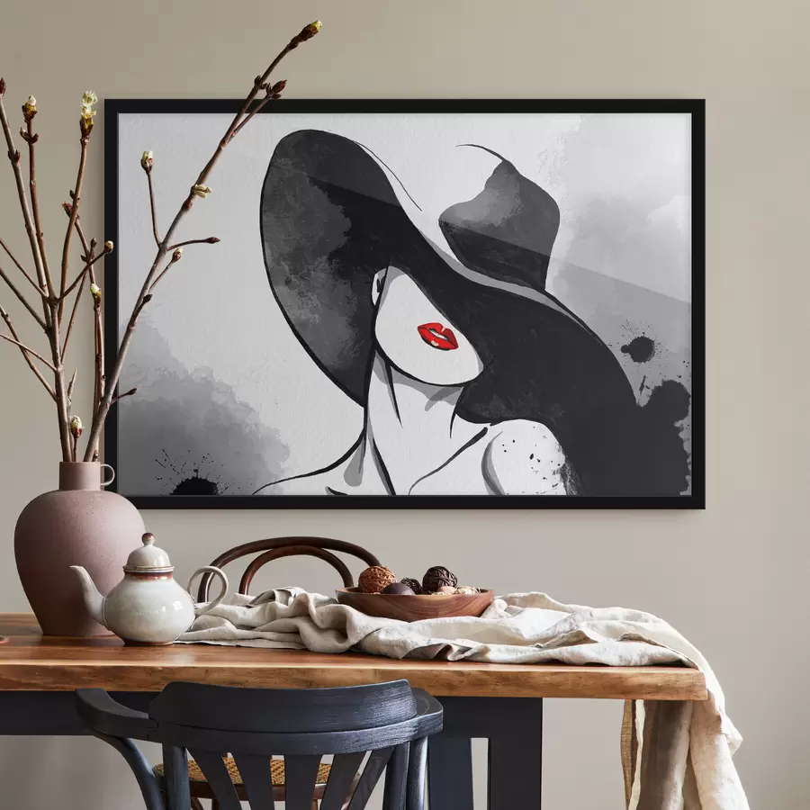 Fototapeedid Salapärane elegants monokroomsetes toonides f37745