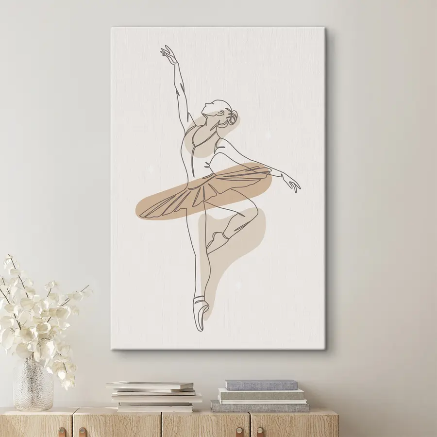 Pilt Tüdrukute baleriini stiilis boho minimalismi jooned s38078