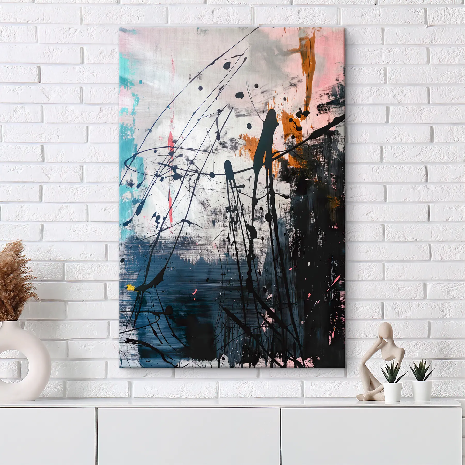 Fototapeedid Abstraktsed värvipritsmed grunge stiilis s38165