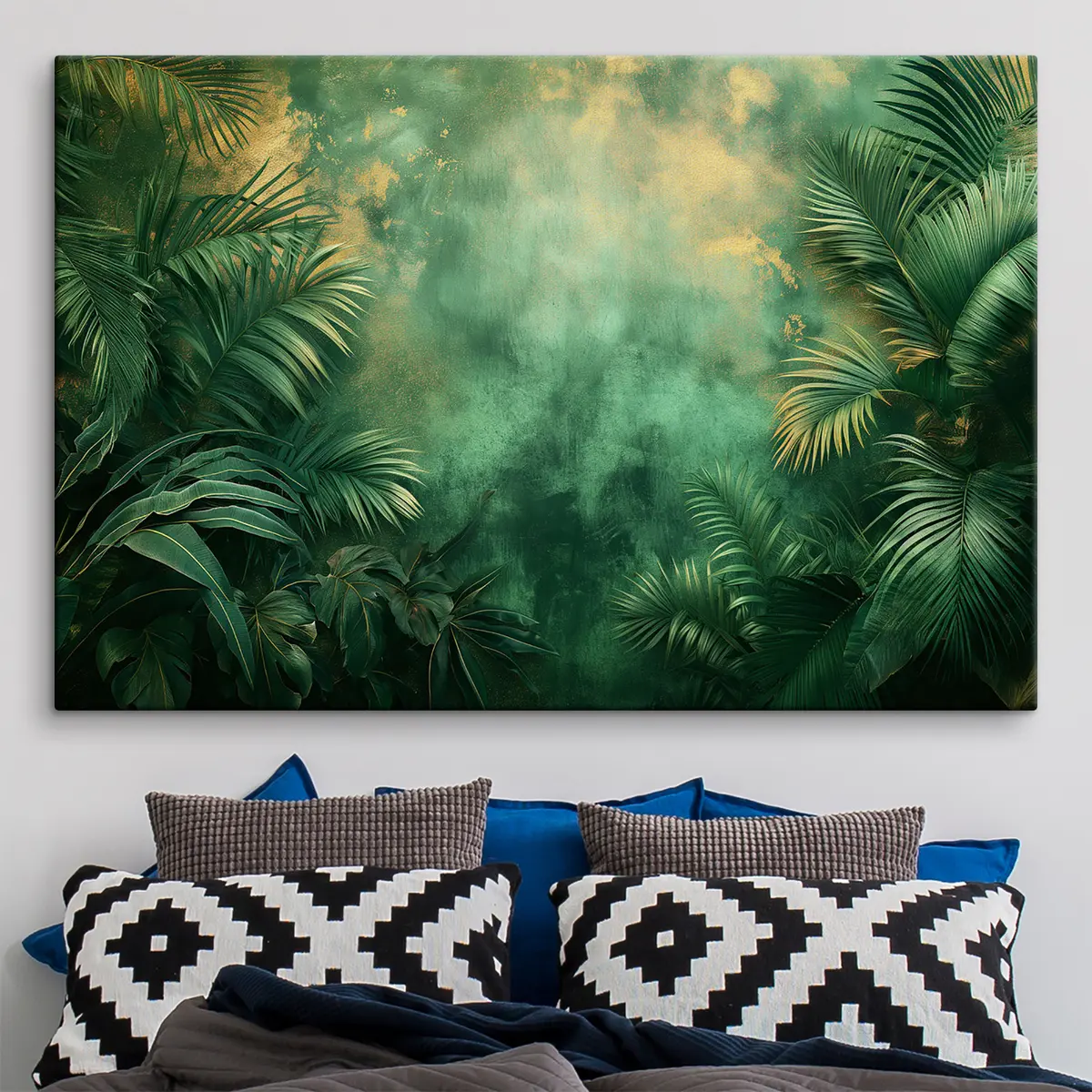 Pilt Grunge stiilis troopilised põõsad s38086