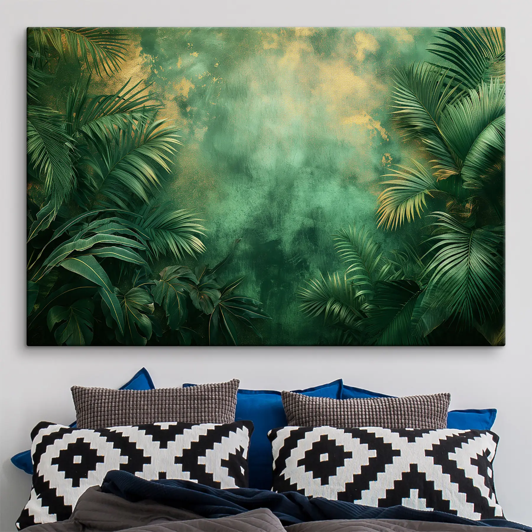 Pilt Grunge stiilis troopilised põõsad s38086