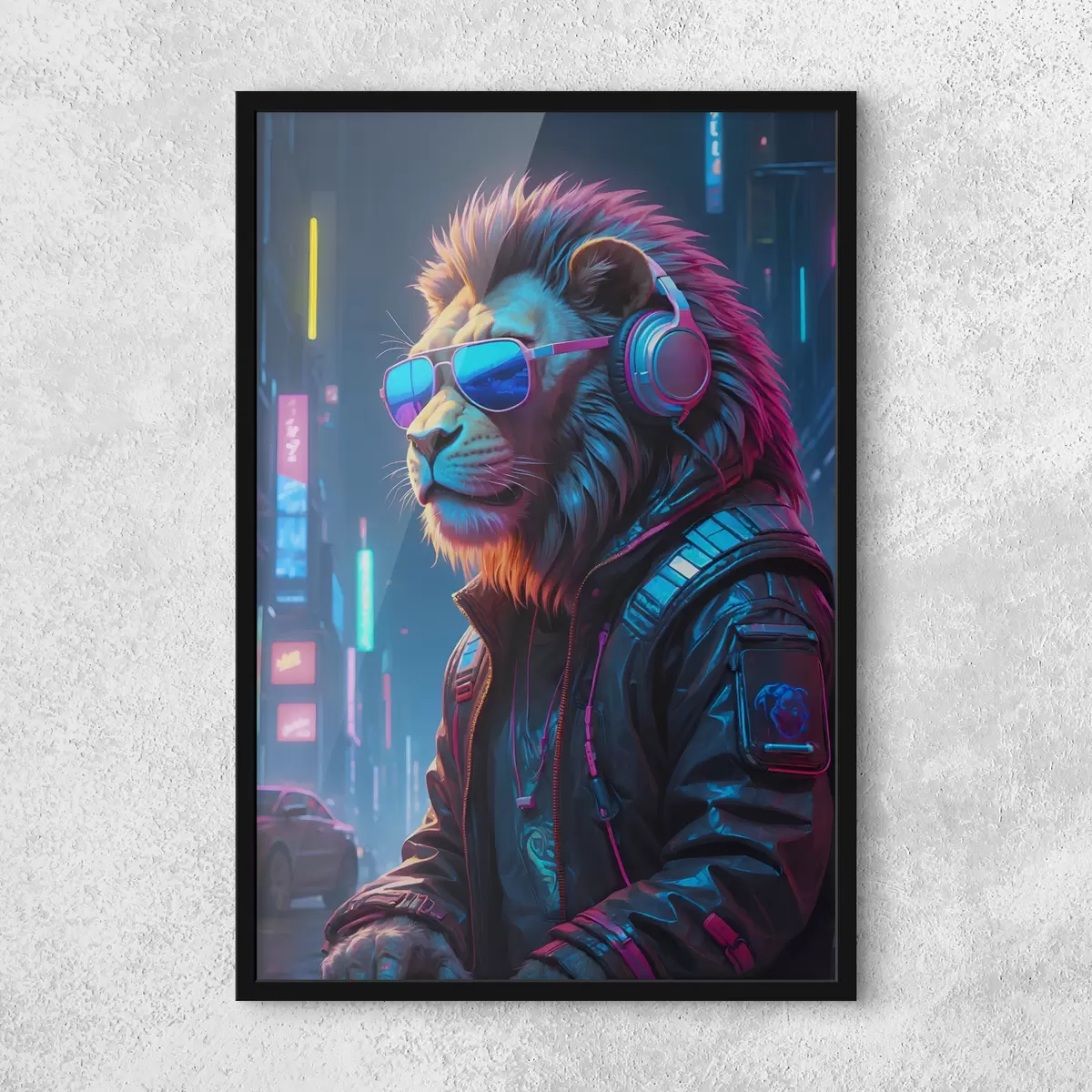 Plakat Stiilne lõvi elavas linnas f38169