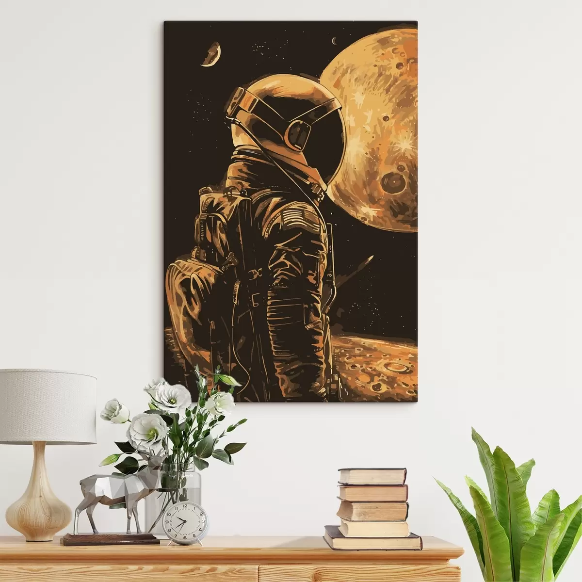 Pilt Astronaut vaatab planeeti s38314