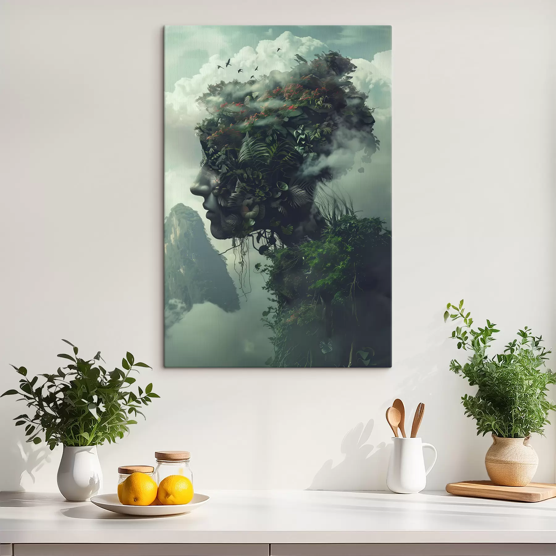 Fototapeedid Näod mägedes s38262