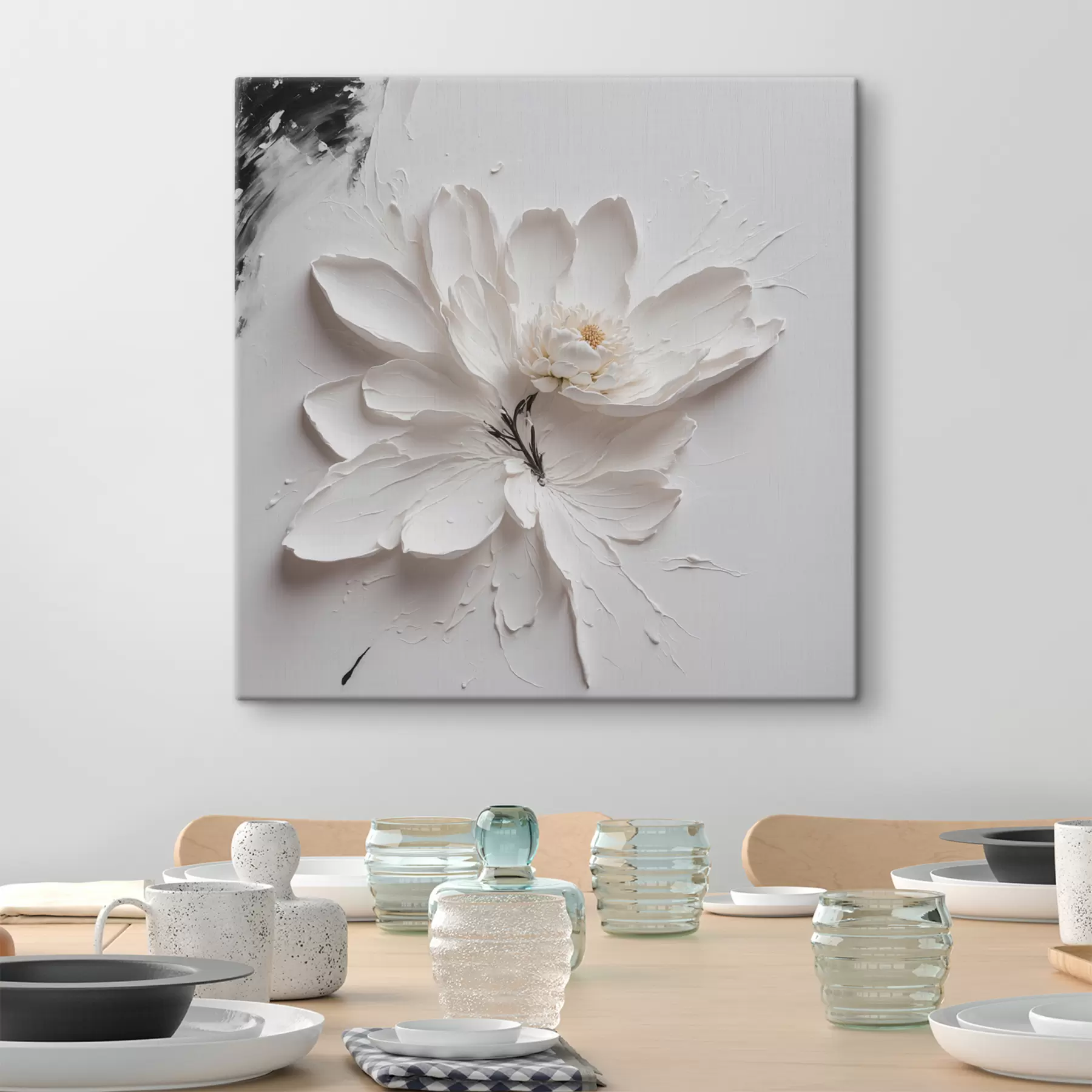 Fototapeedid Valge lill õlis s38303