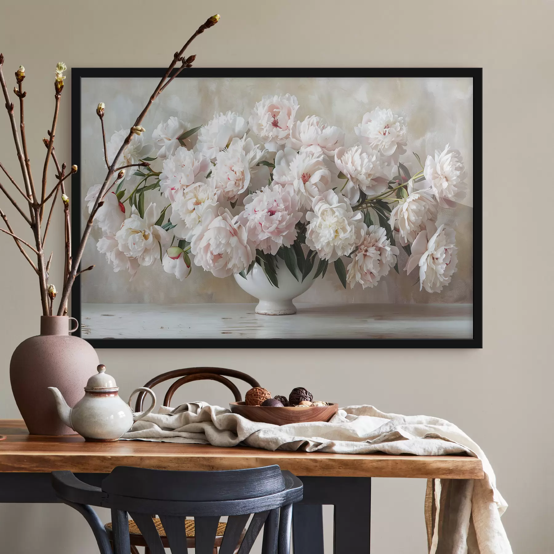 Fototapeedid Heledad pojengid vaasis f38461