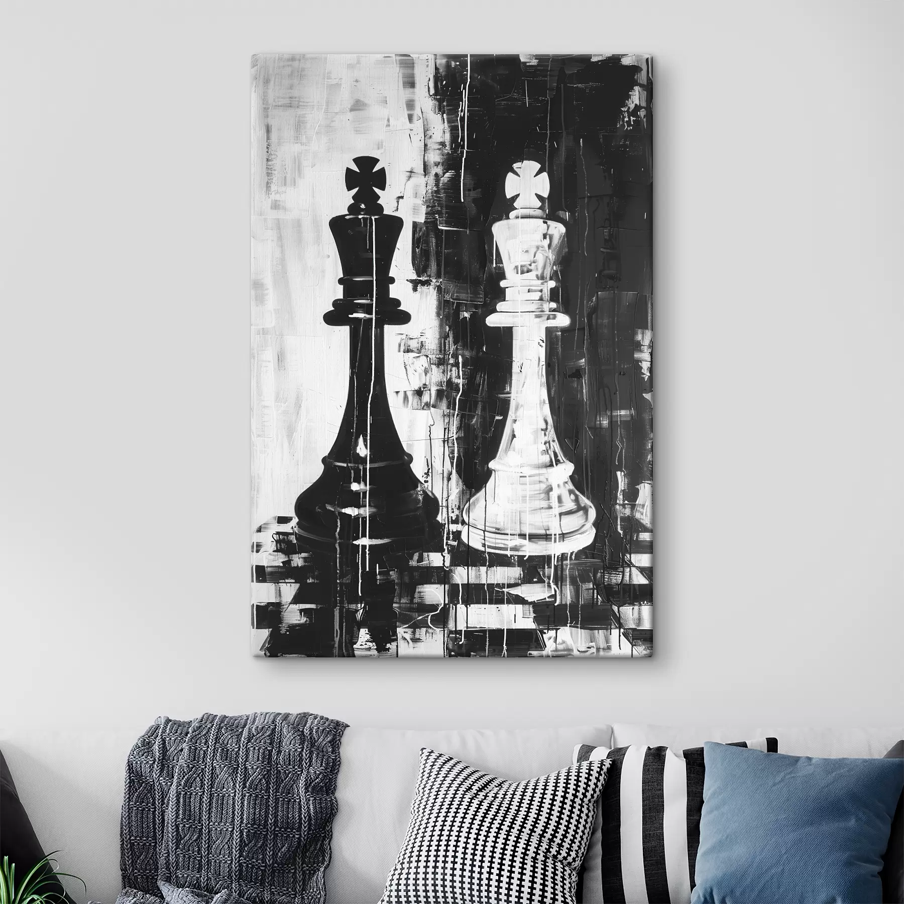 Fototapeedid Must-valge värvi male s38642