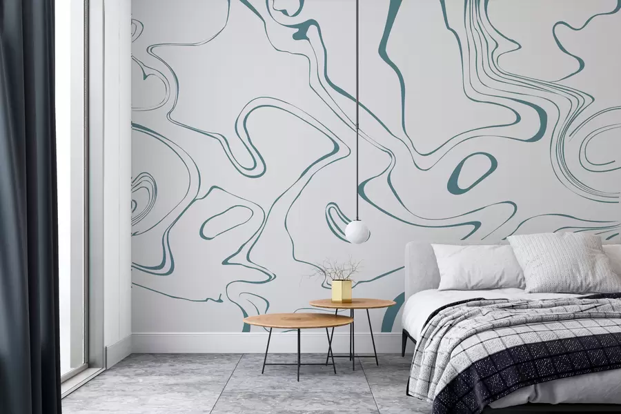 Fototapeedid Sinise marmoriefektiga abstraktne taust w00634v2