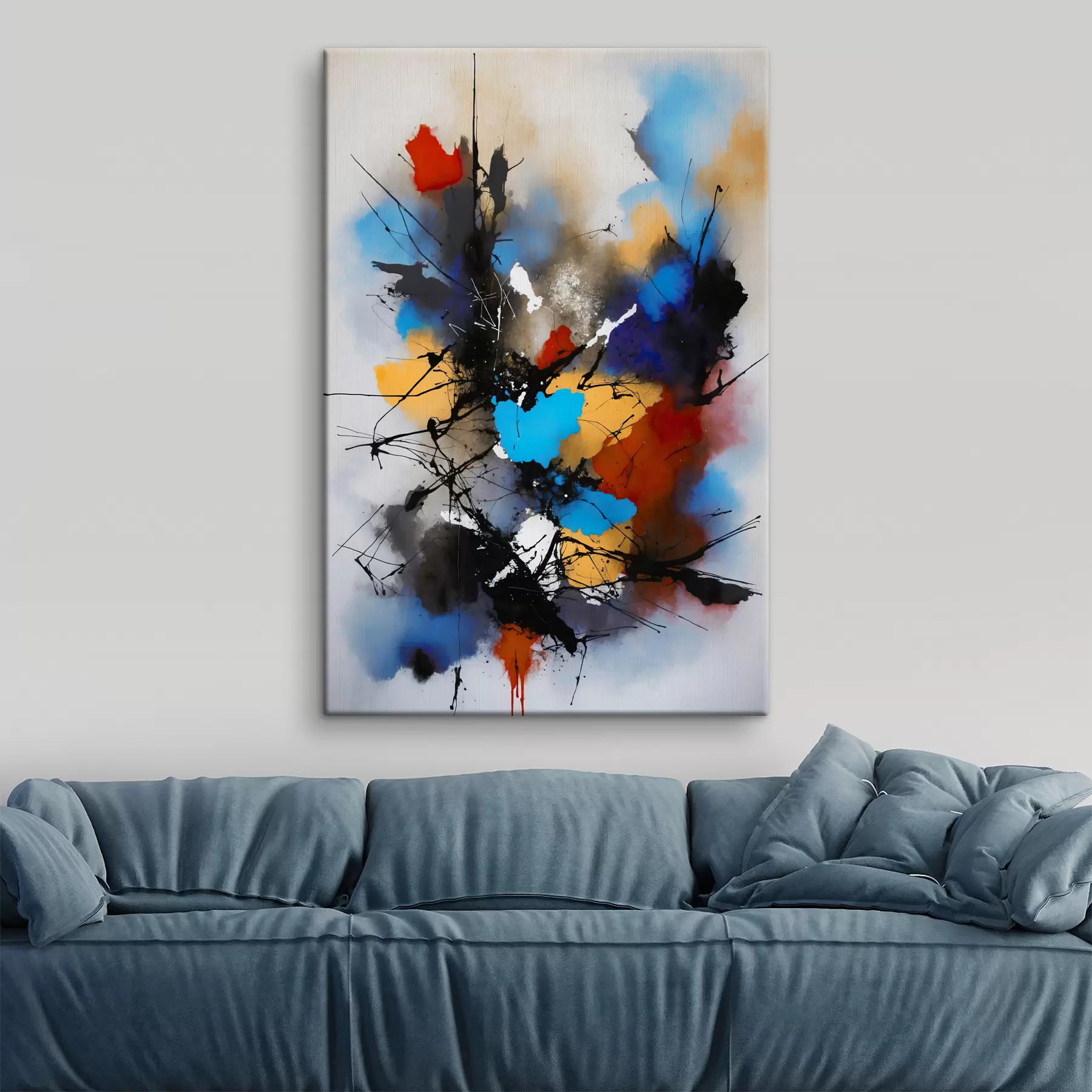 Fototapeedid Abstraktsioon, värvipritsmed s38718