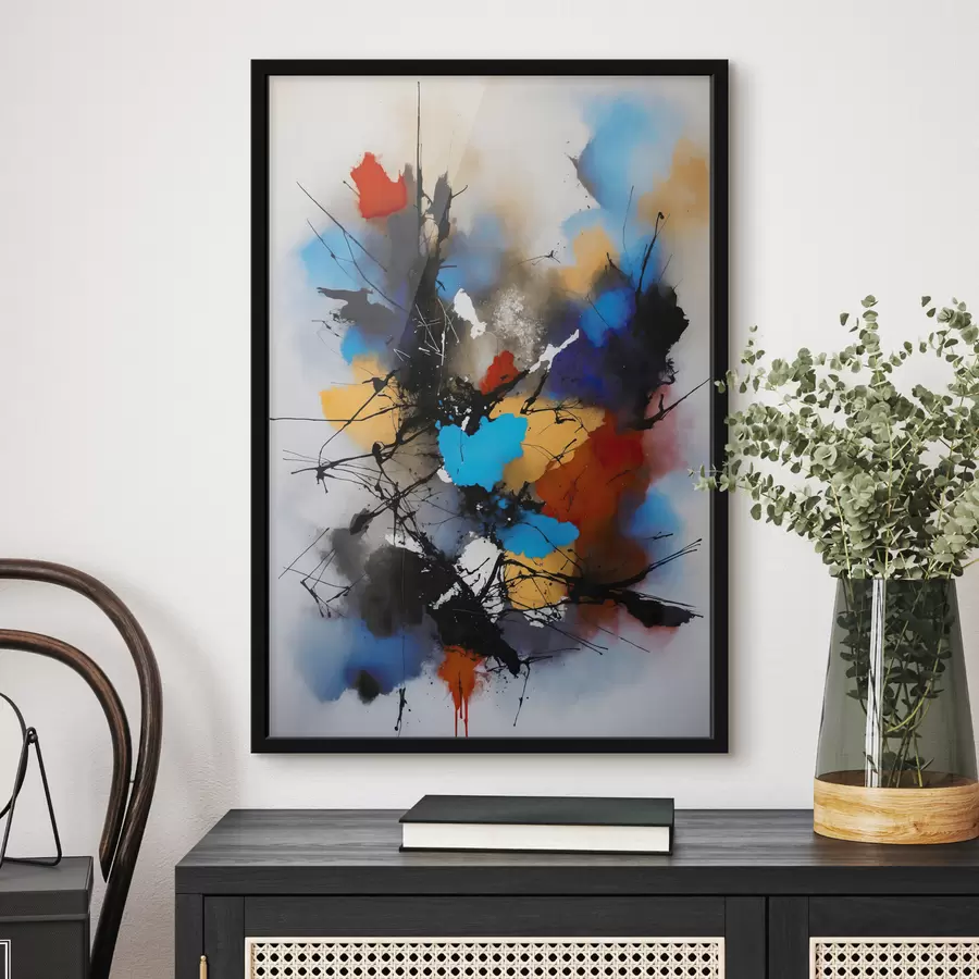 Fototapeedid Abstraktsioon, värvipritsmed f38718