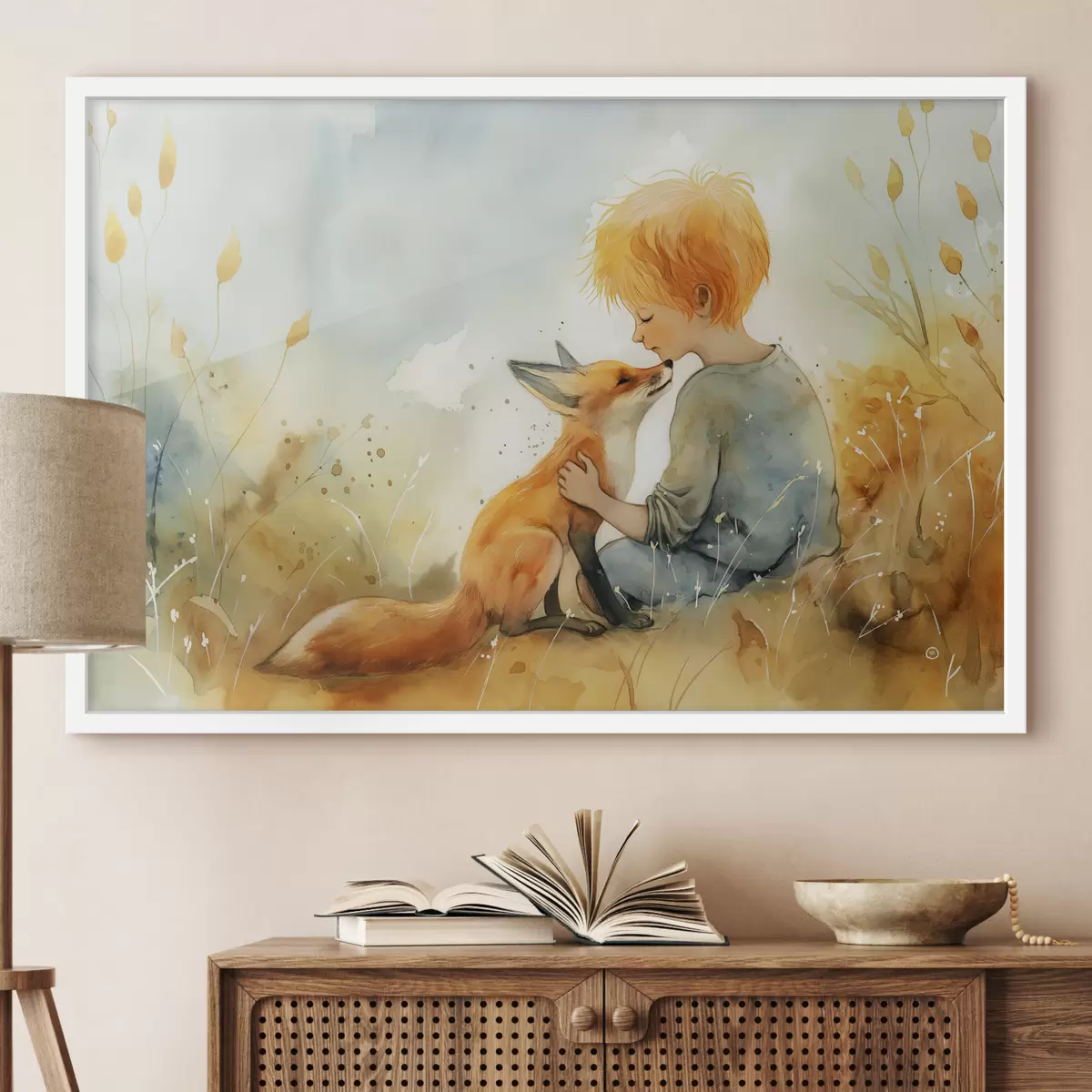 Plakat Väike prints rebasega f38790