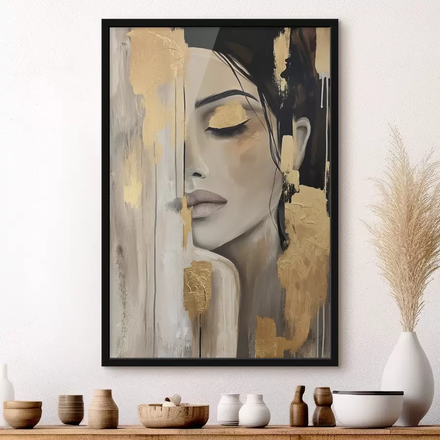 Fototapeedid Tüdruk värviga f38793