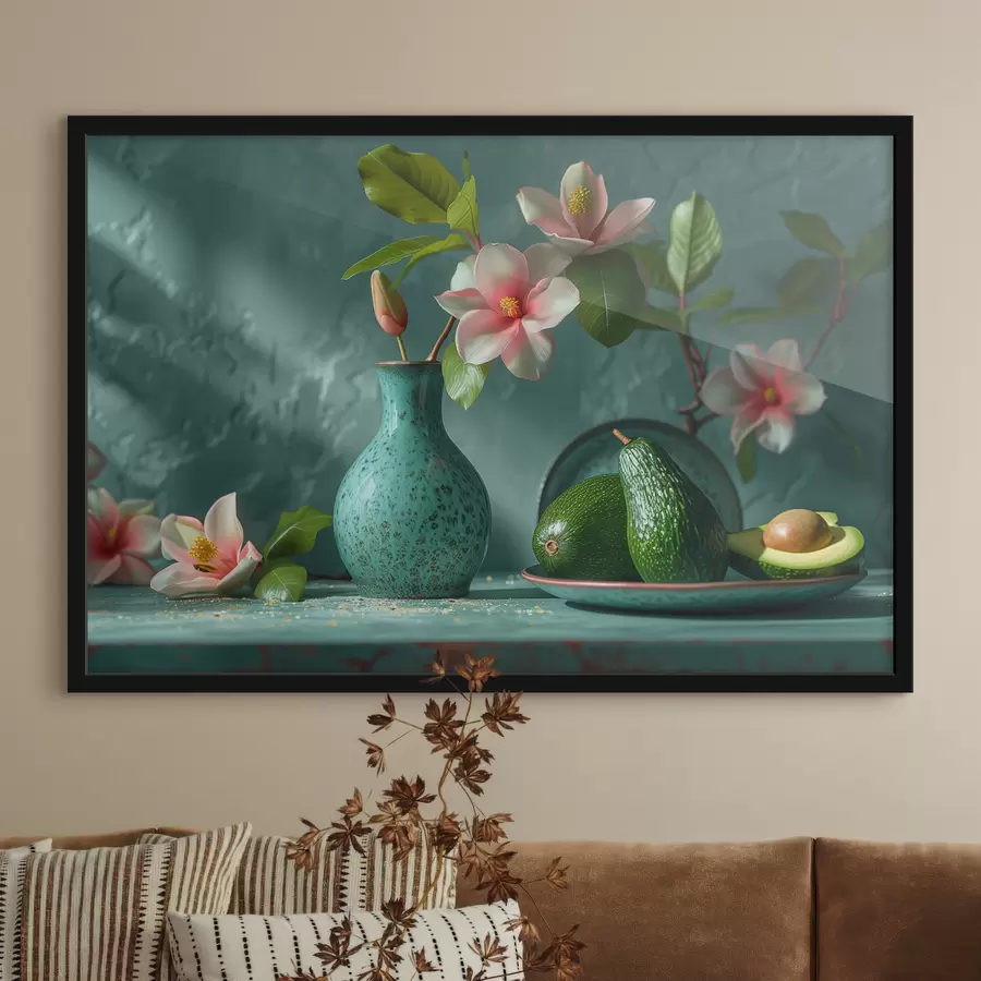 Fototapeedid Avokaado ja liilia koostis f38687